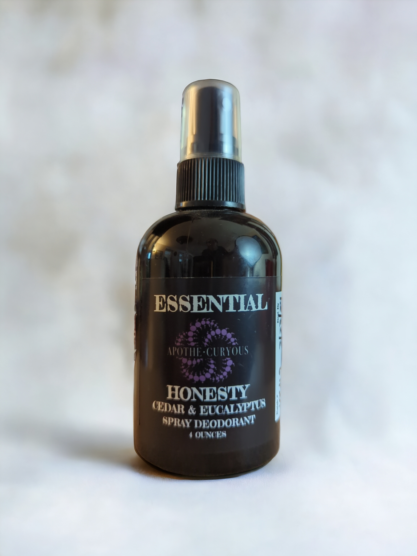 Essential spray deodorant, Honesty scent option, Apothecuryous