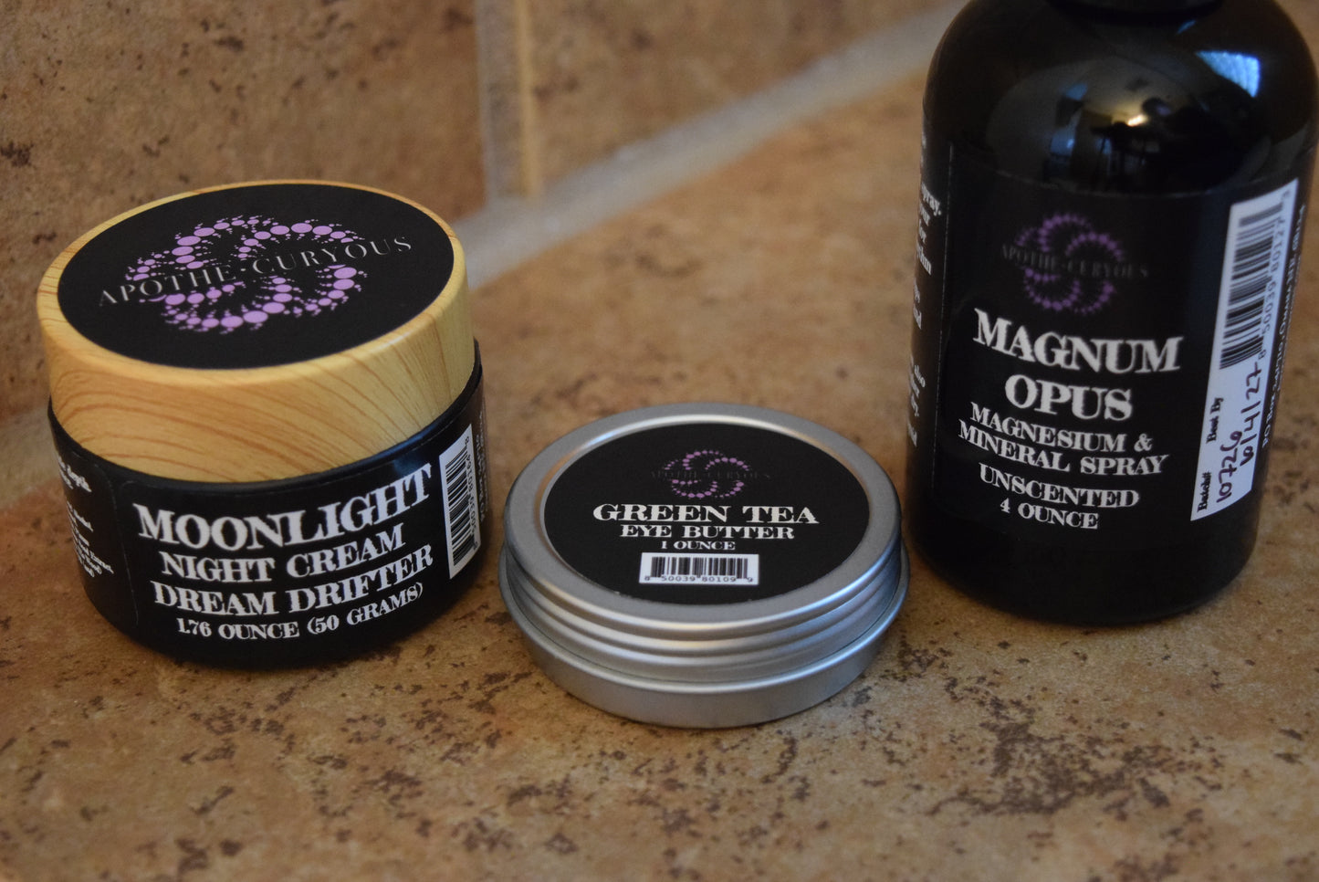 Moonlight Recovery Set – Night Cream, Eye Butter & Magnesium Spray