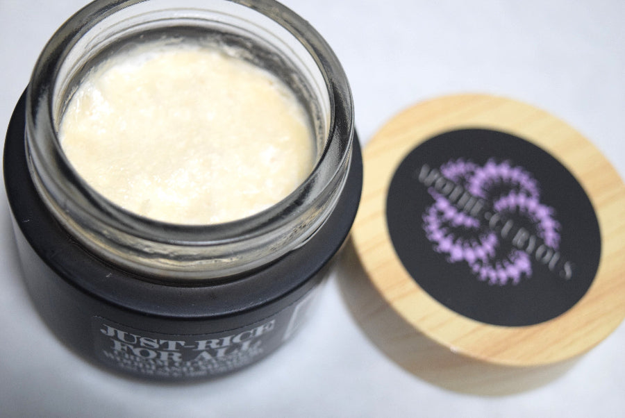 Daily natural cleanser for normal skin in black glass with the lid off, Apothecuryous
