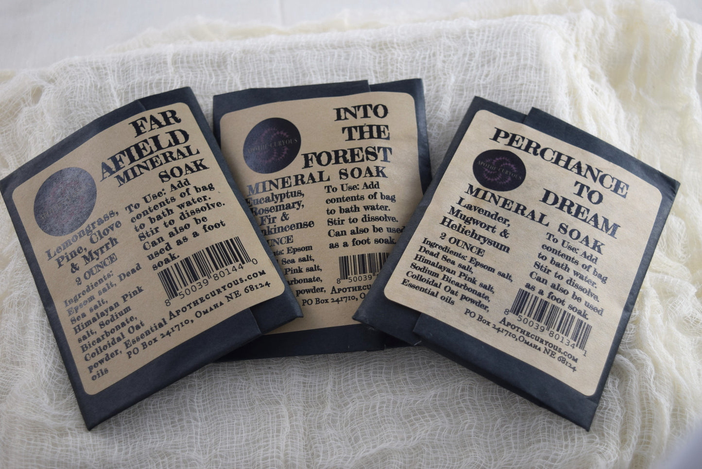 Mineral Soak singles: Our answer to a bath bomb, absorb your Magnesium