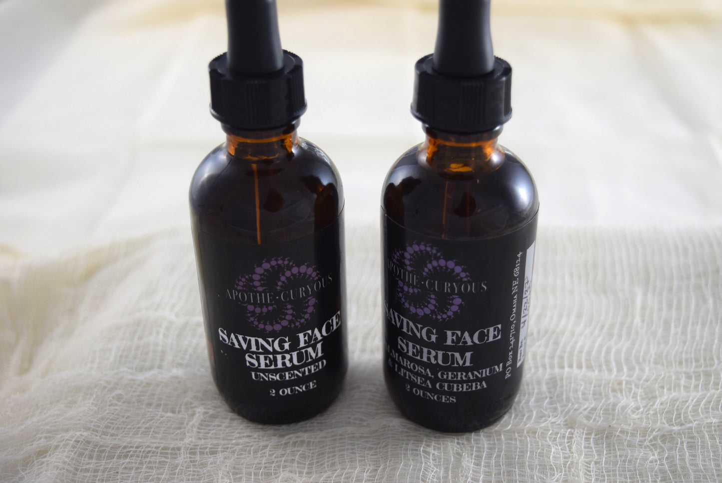 Saving Face Serum: organic oils and botanical extracts for all skin types