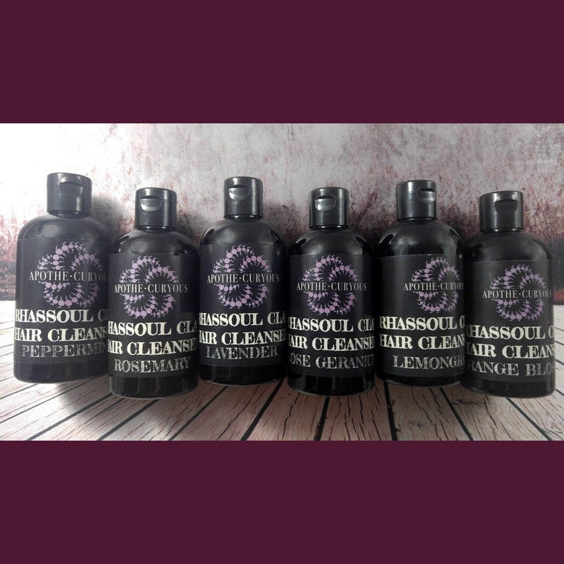 Rhassoul Clay, mud wash, Apple Cider Vinegar, Aloe Vera, Apothecuryous