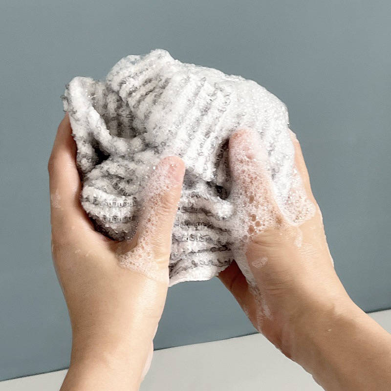 Exfoliating towel with soap suds, Apothecuryous