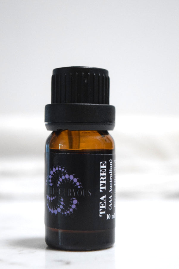 10 mL amber glass bottle of Tea Tree Essential oil, Apothecuryous