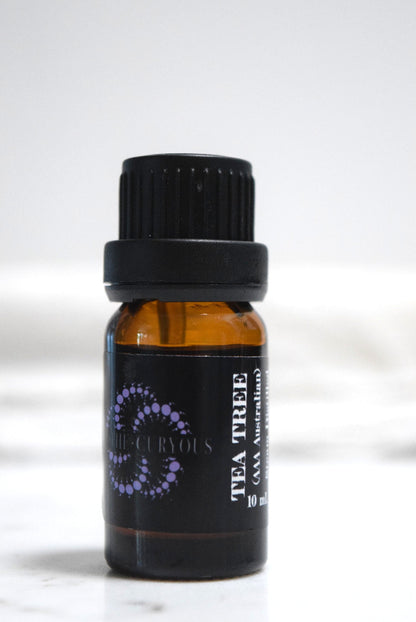 10 mL amber glass bottle of Tea Tree Essential oil, Apothecuryous