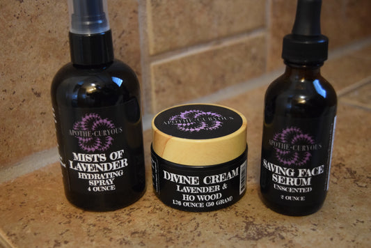 3 piece face care set for dry winter skin, Apothecuryous