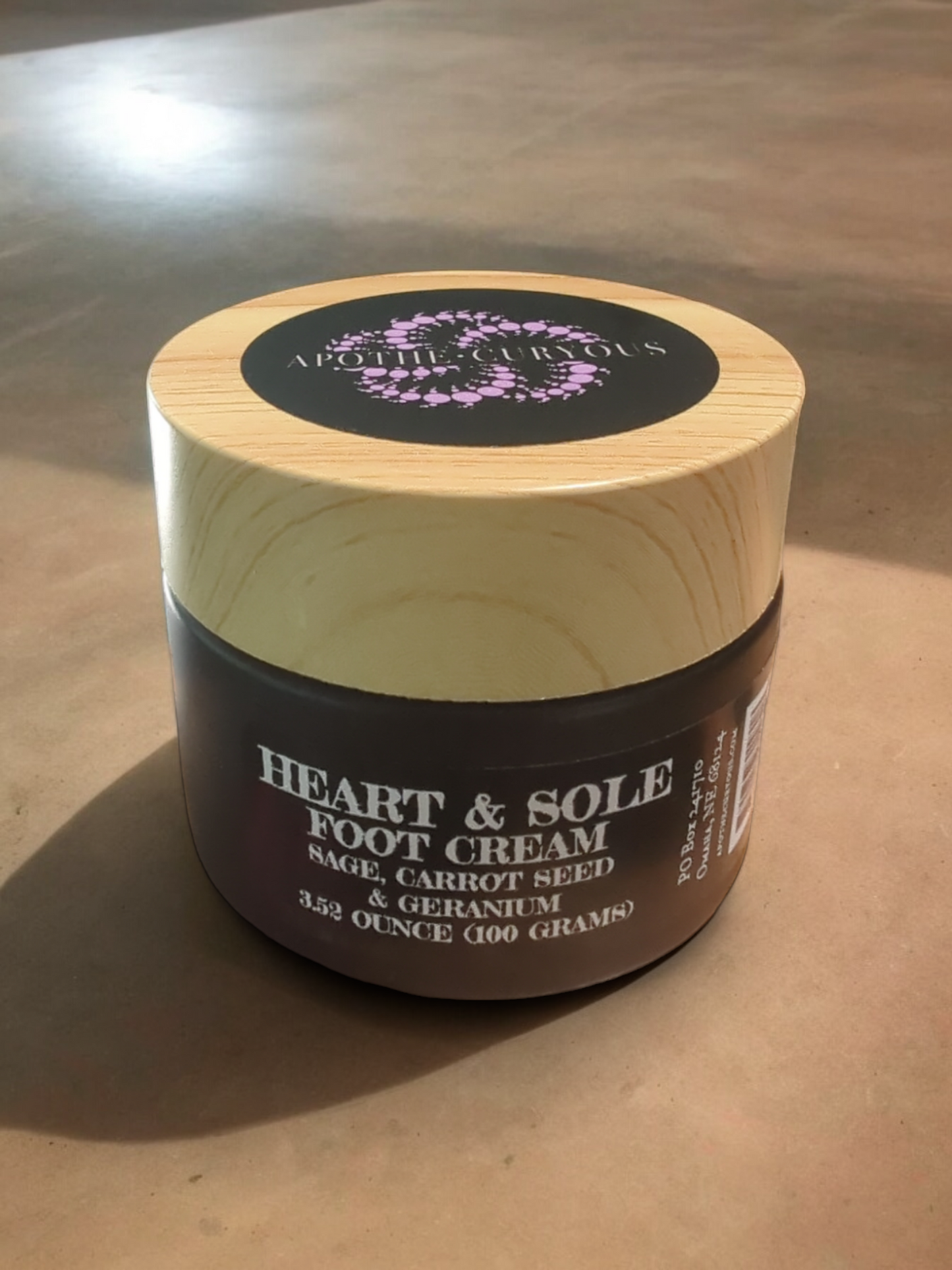 Heart & Sole foot cream, 100 gram Apothecuryous