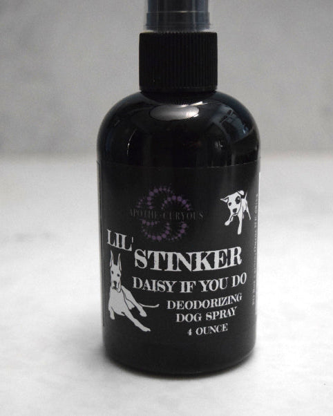 Natural deodorizing dog spray, Daisy If You Do, Apothecuryous