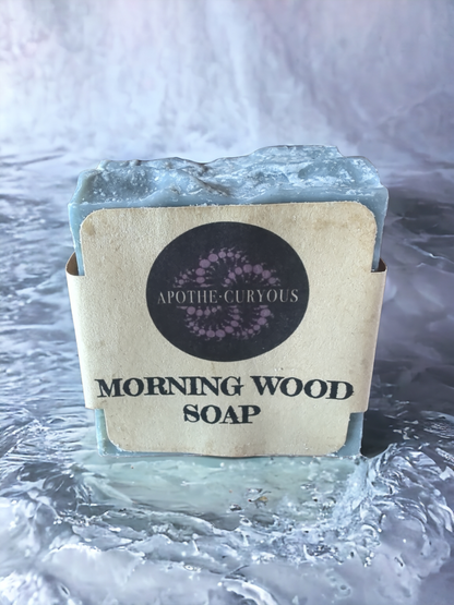 Morning Wood cold process bar soap, Apothecuryous