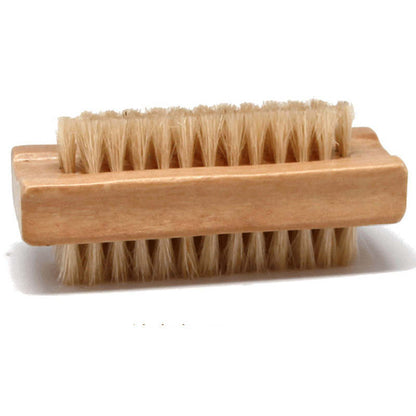 Bamboo nail brush with vegan bristles