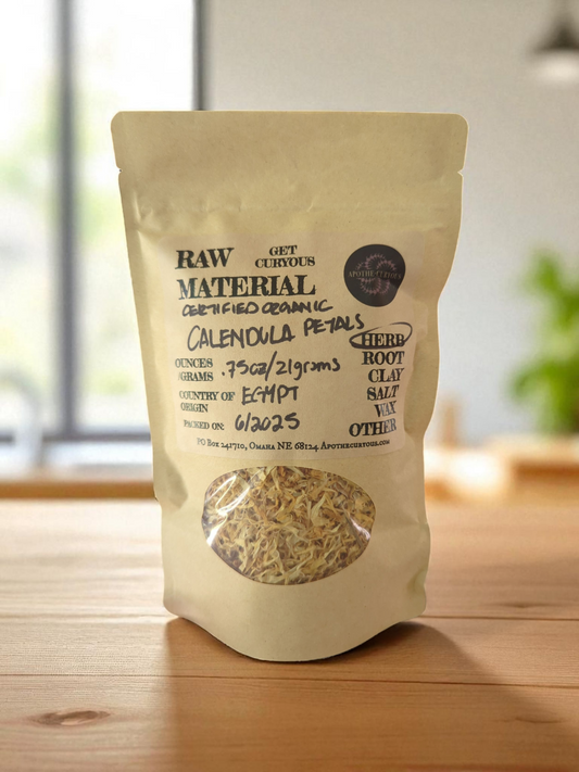 Bag of dried organic Calendula petals