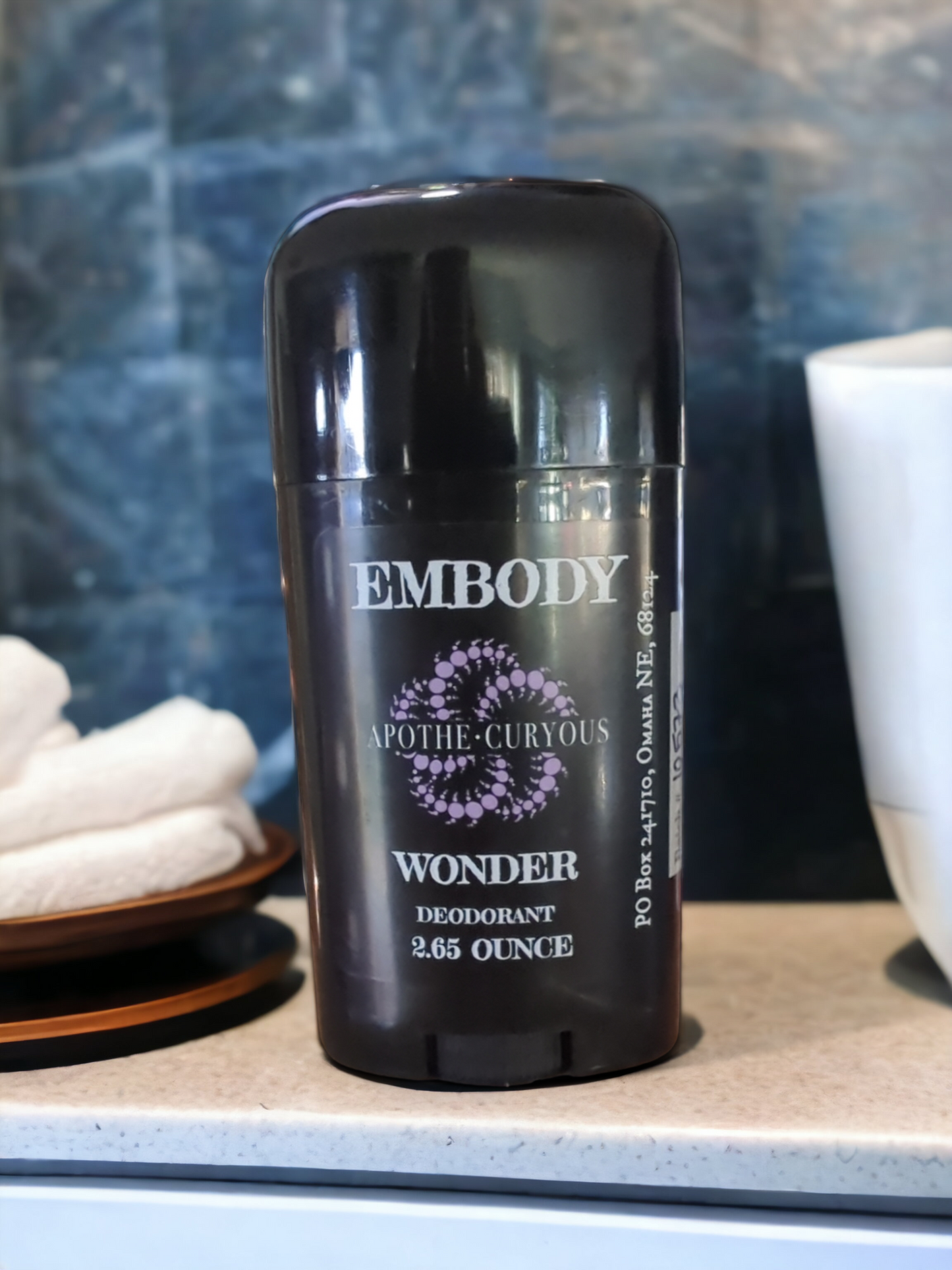 Embody vegan deodorant, Wonder, Apothecuryous