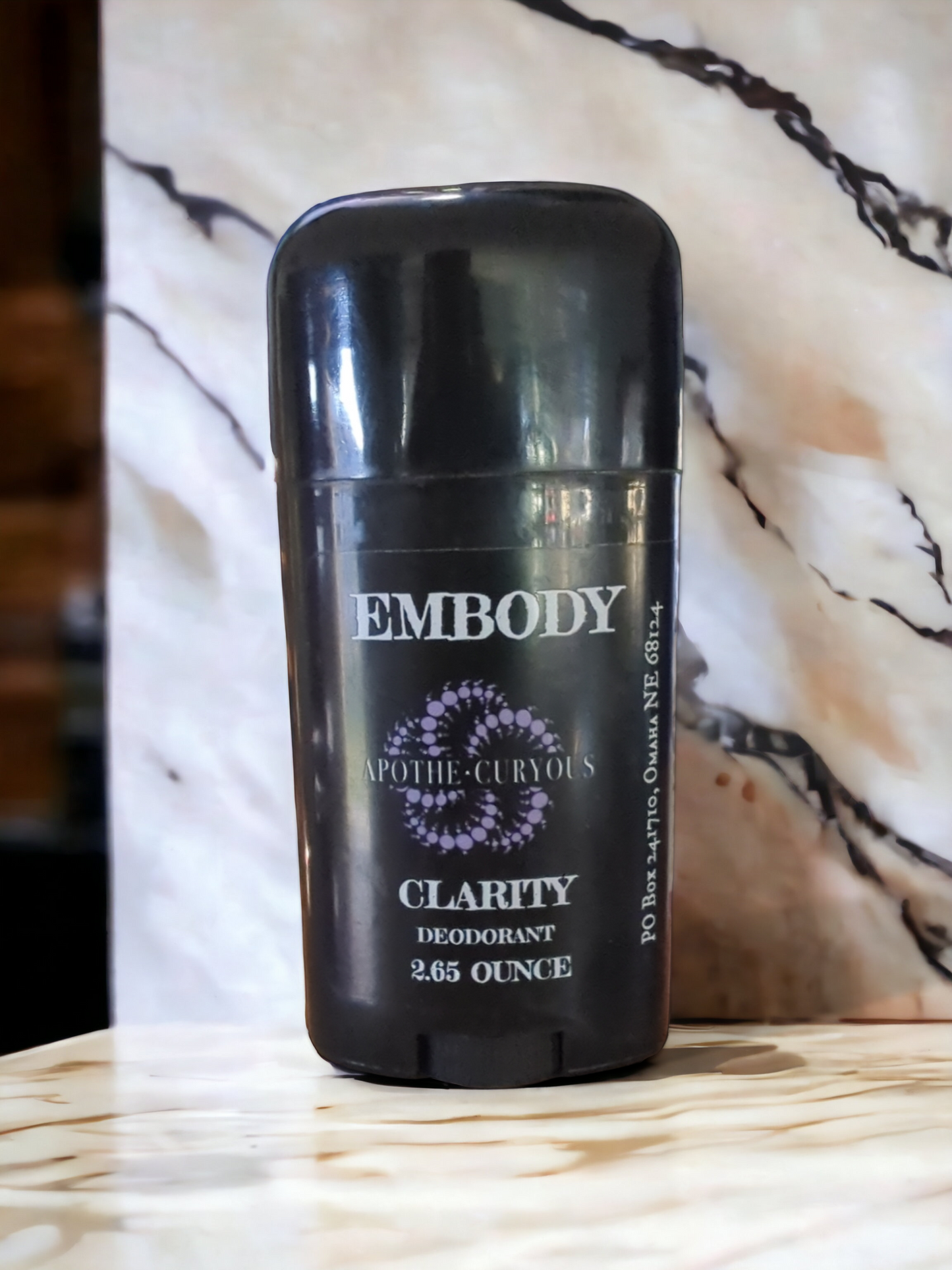 Embody vegan deodorant, unscented Clarity, Apothecuryous