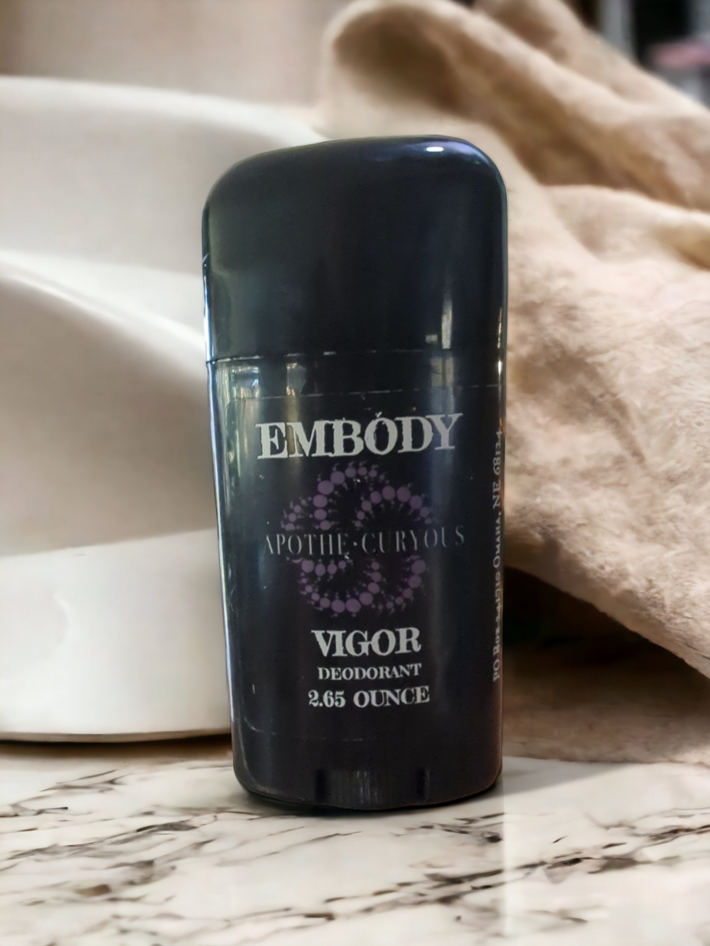 Embody vegan deodorant, Vigor, Apothecuryous