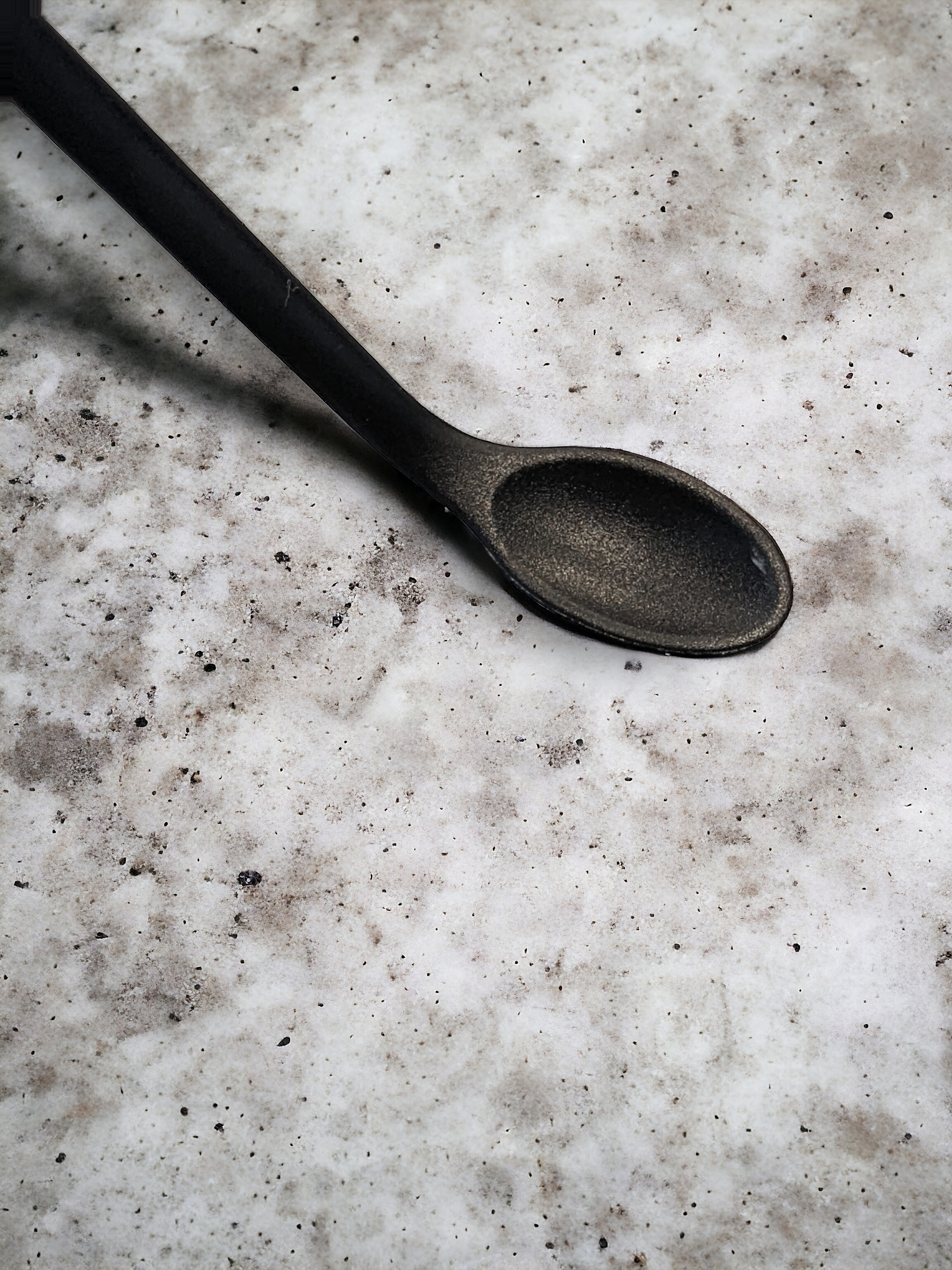 Mini spatula, silicone flexible spoon end, Apothecuryous