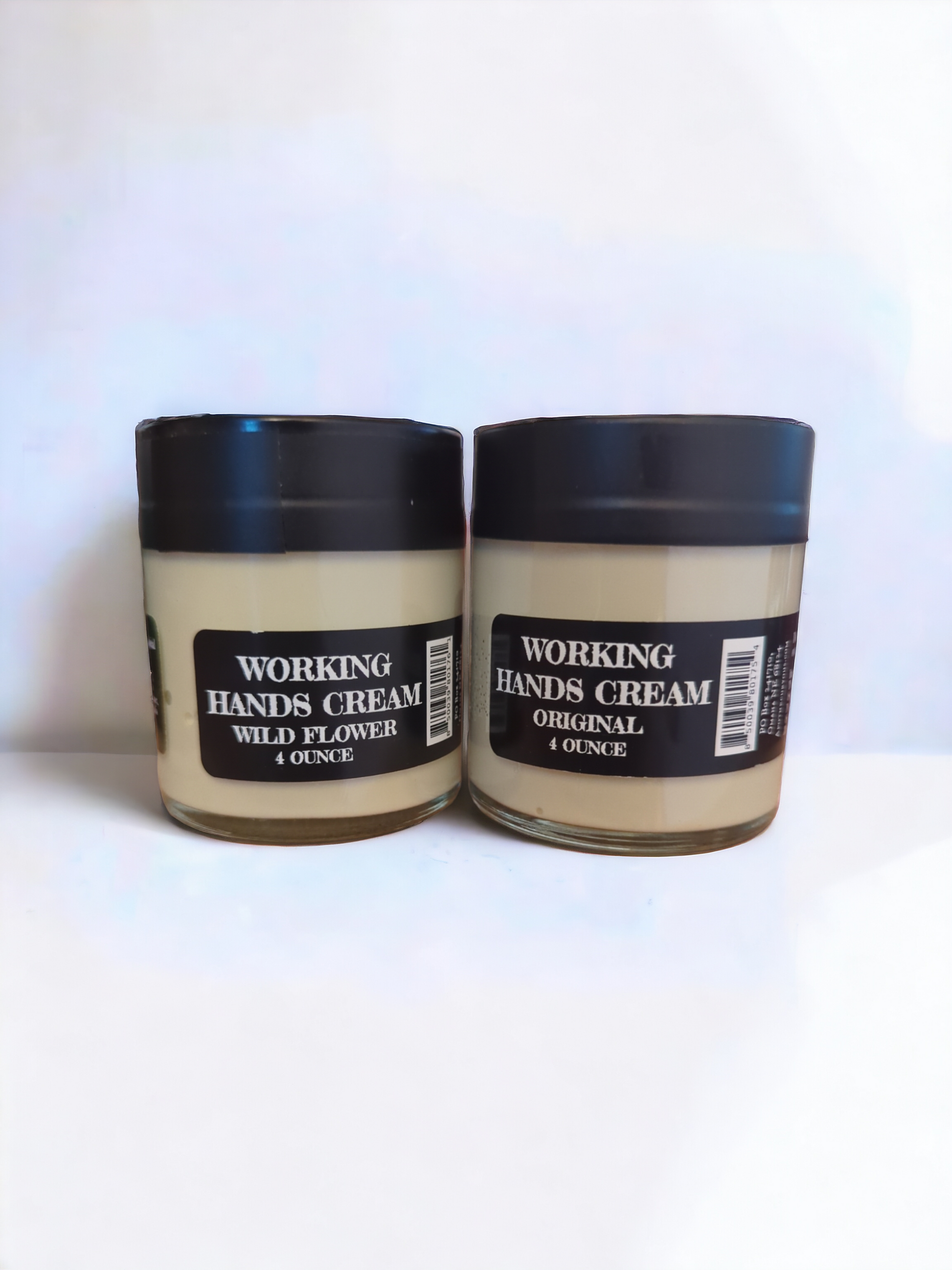 Working Hands cream, 4 ounce glass, 2 scents, Apothecuryous