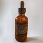 Stalwart beard oil back label, 2 ounce glass bottle with dropper top, Apothecuryous