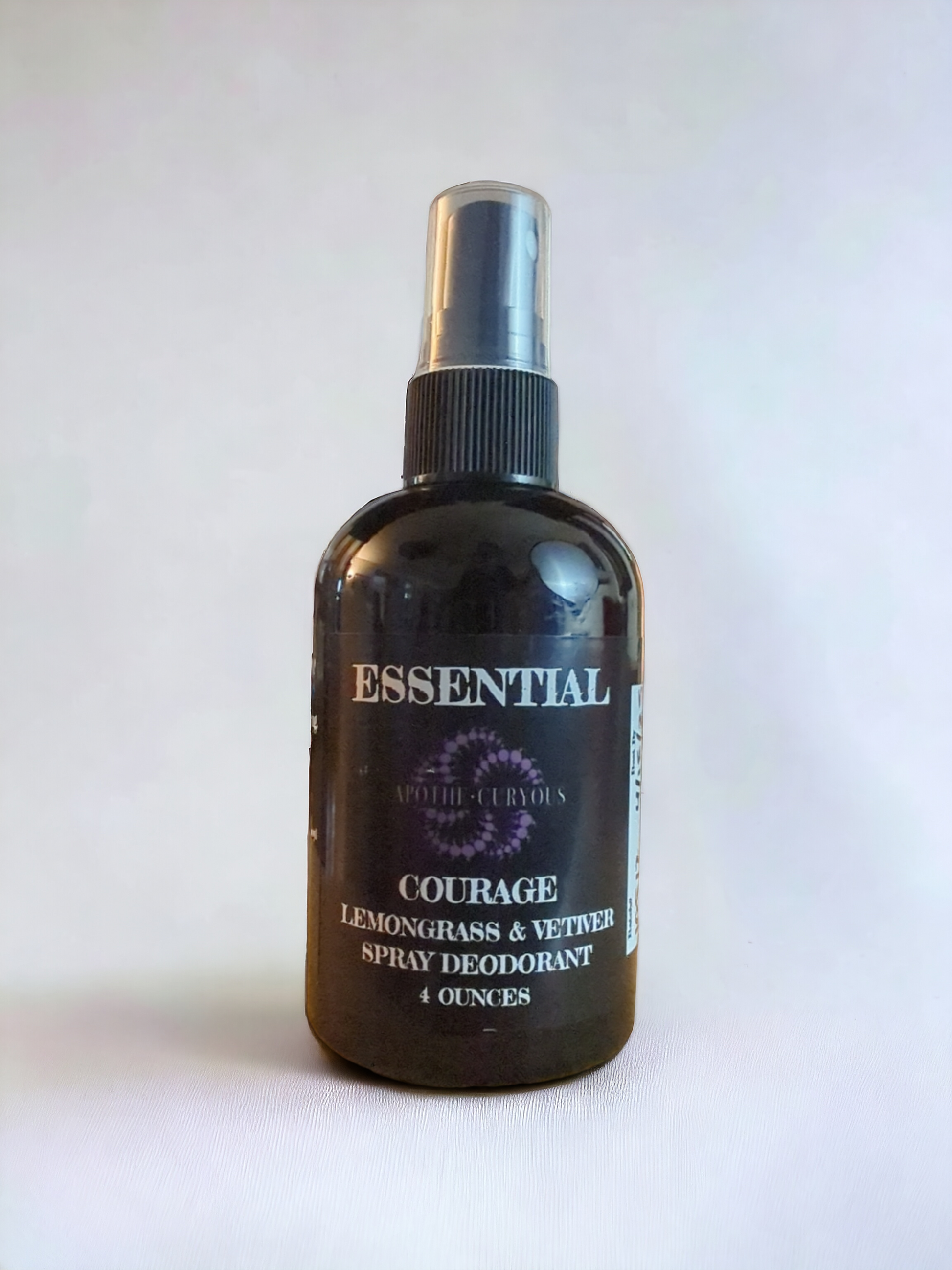 Essential spray deodorant, Courage scent option, Apothecuryous