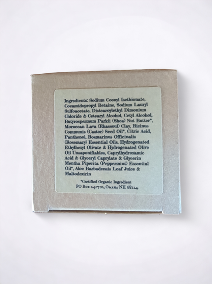 Nomad shampoo bar ingredients label, Apothecuryous