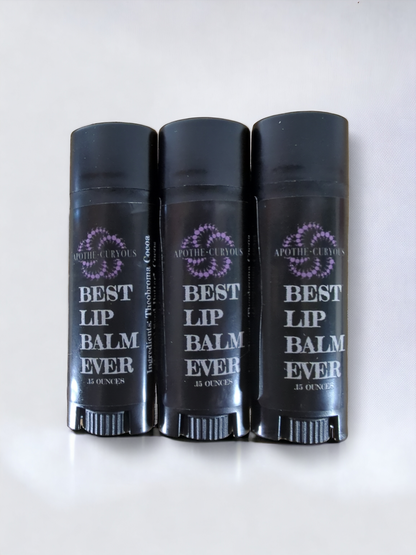 Best Lip Balm Ever white background, Apothecuryous