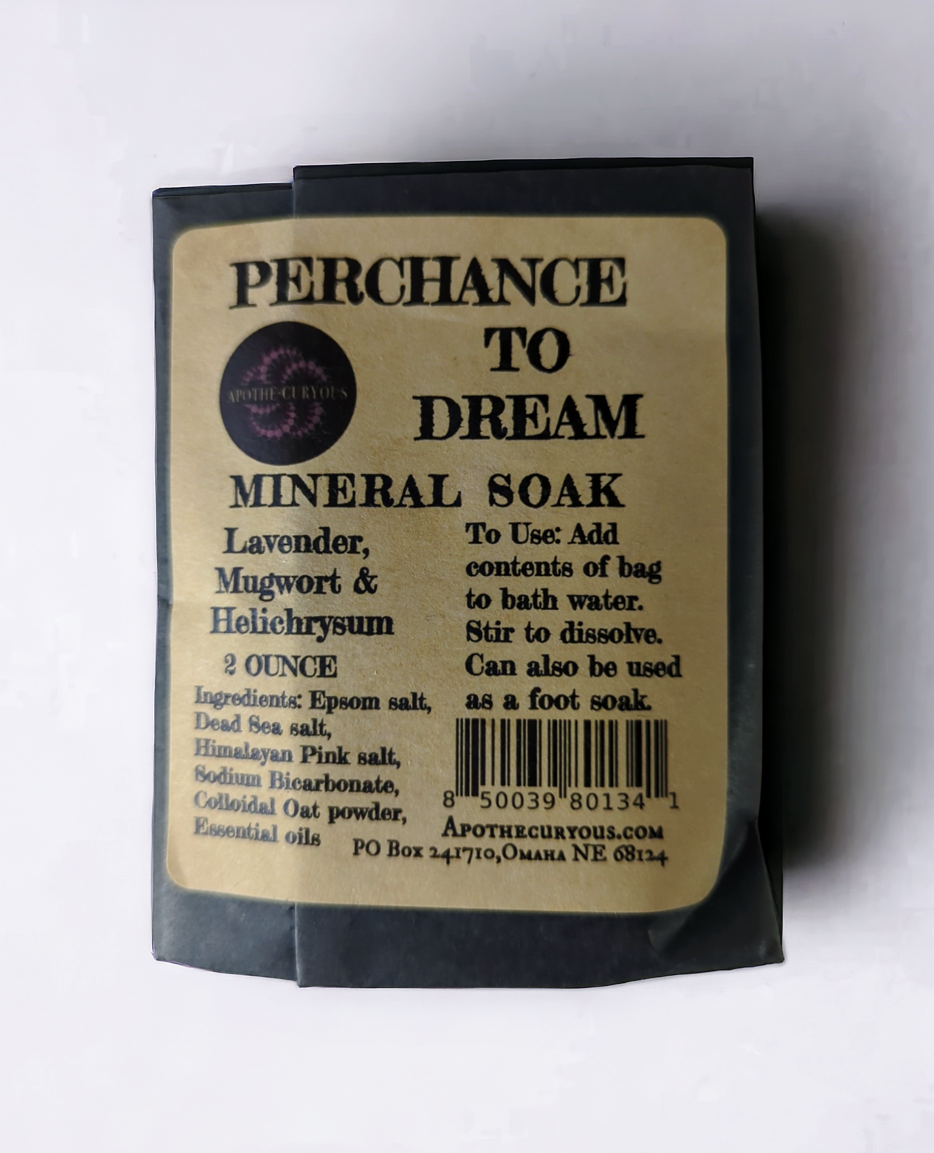 Mineral Soak single, Perchance to Dream, Apothecuryous
