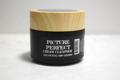 Glass jar of clay based cleanser for oily or acne prone skin, Apothecuryous