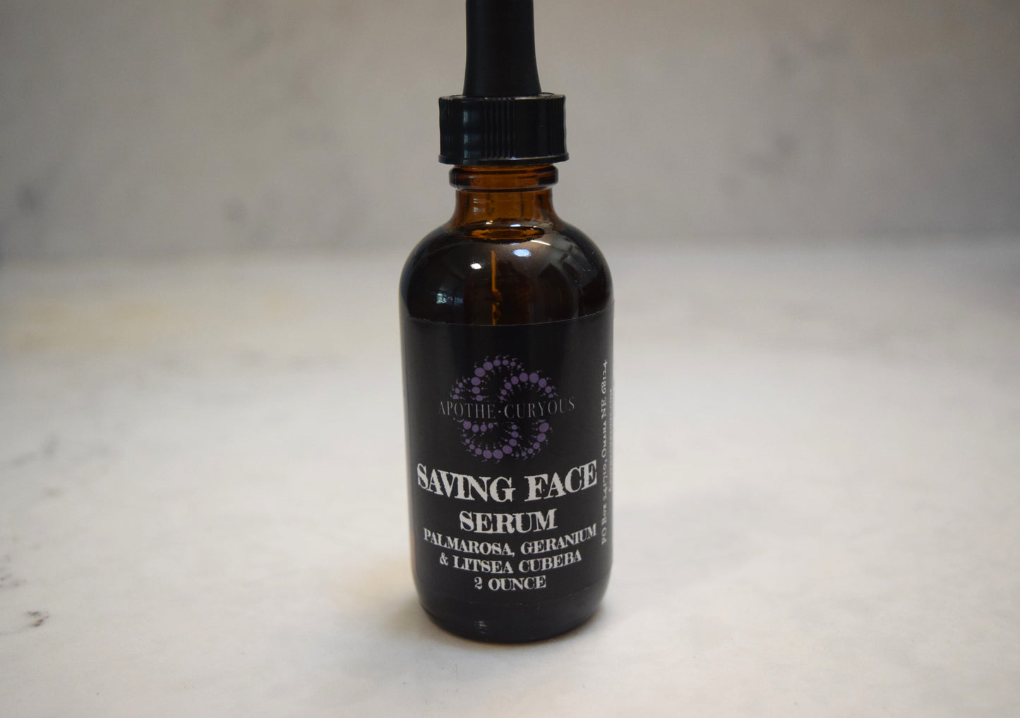 Saving Face Serum: organic oils and botanical extracts for all skin types