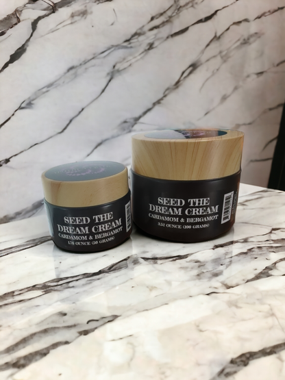 Seed the Dream cream, Cardamom & Bergamot, 2 sizes, Apothecuryous