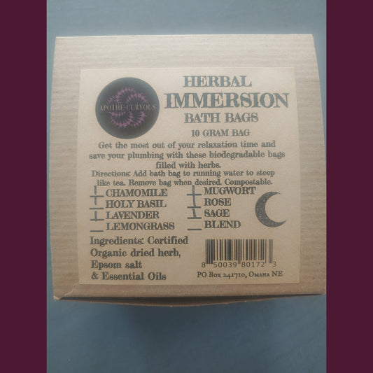 Herbal Immersion bath bags