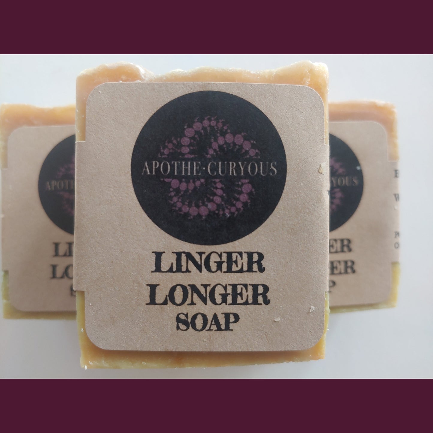 Linger Longer Vegan soap, Apothecuryous, Lime, Lemongrass and Ginger scent