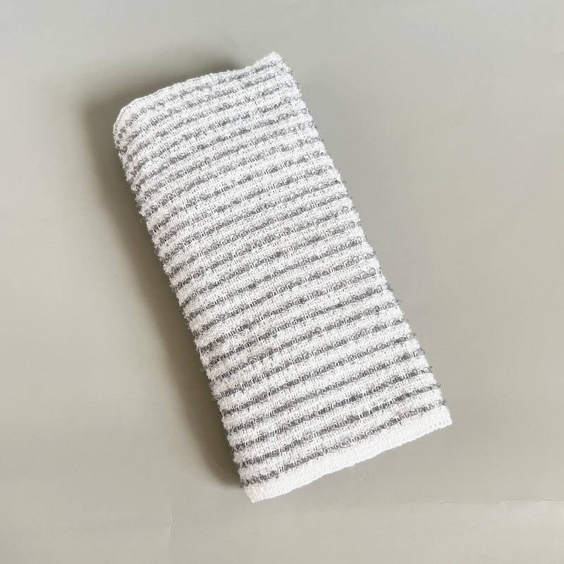 Exfoliating long towel, grey, Apothecuryous