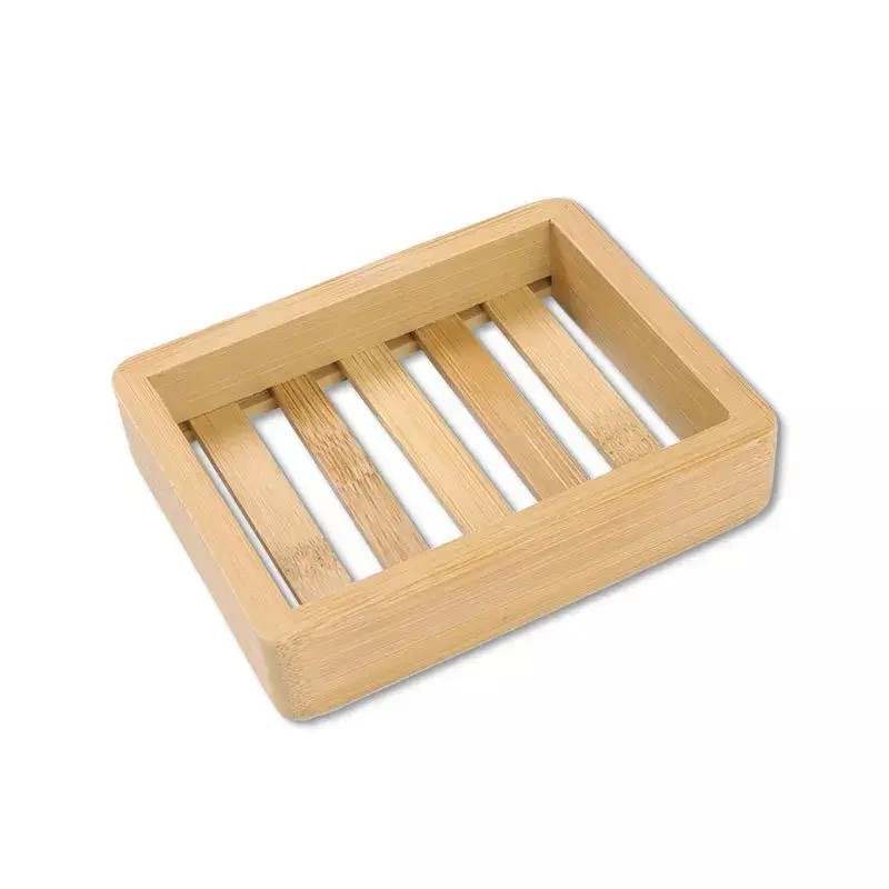 Bamboo soap dish, slatted bottom