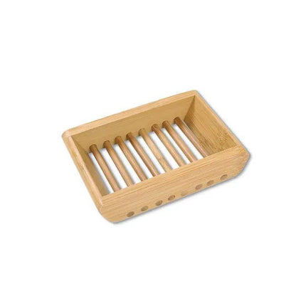 Dowel bottom bamboo soap dish