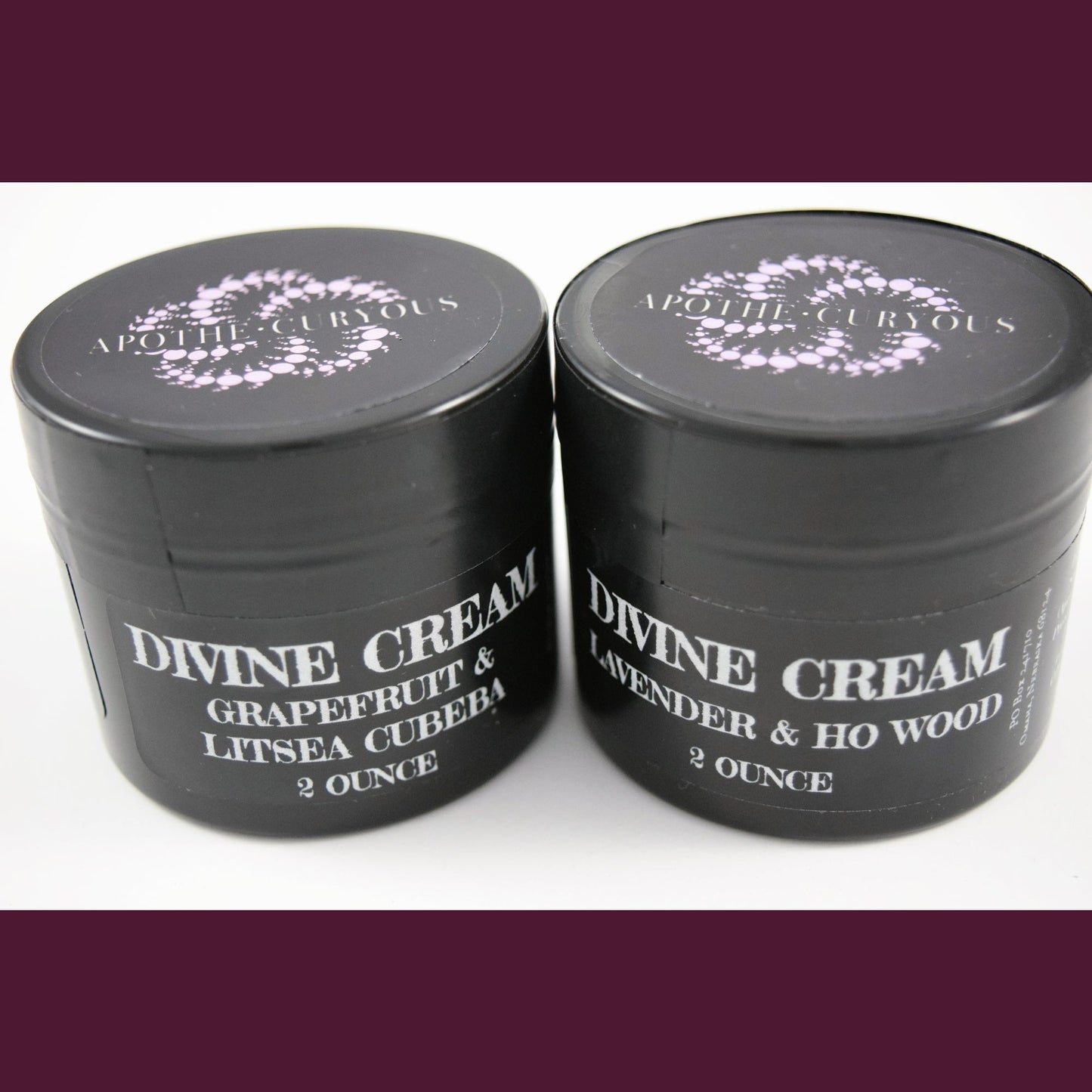 Divine Cream Lavender & Ho Wood or Grapefruit & Litsea, Apothecuryous