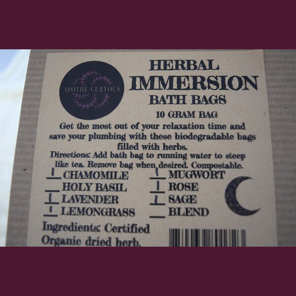 Herbal Immersion bath bags