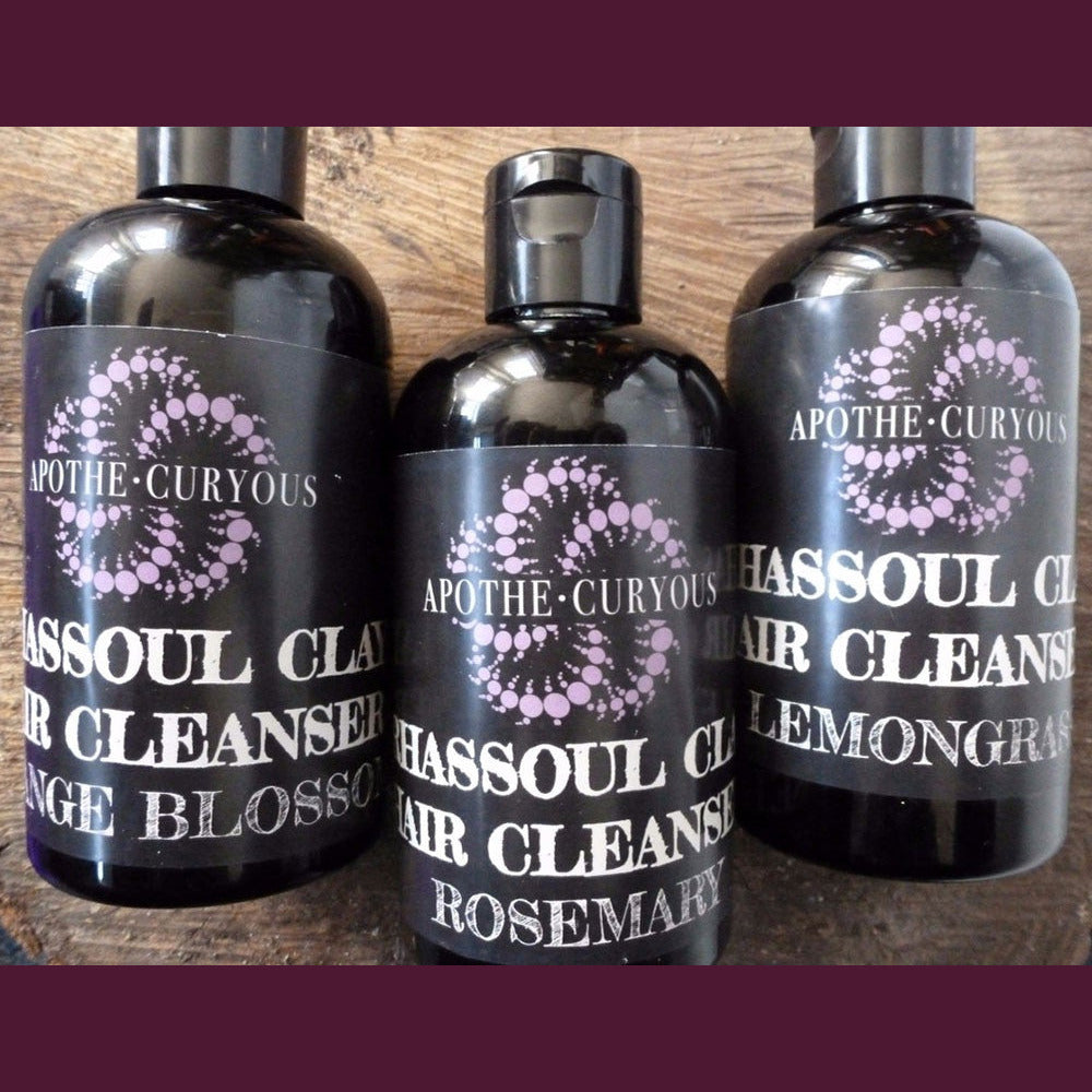 Rhassoul Clay Hair Cleanser, mud wash, Apothecuryous