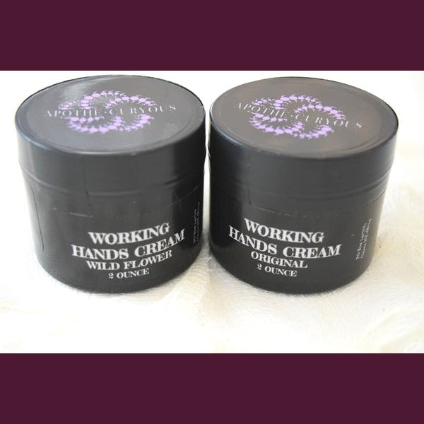 Working Hands cream, 2 scents, Apothecuryous